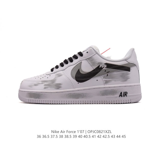 公司级 Af1耐克 Nike Air Force 1 ‘07 Low 空军一号 厚底增高百搭运动板鞋 原楦头原纸板 打造纯正空军版型，专注外贸渠道 全掌内置蜂窝