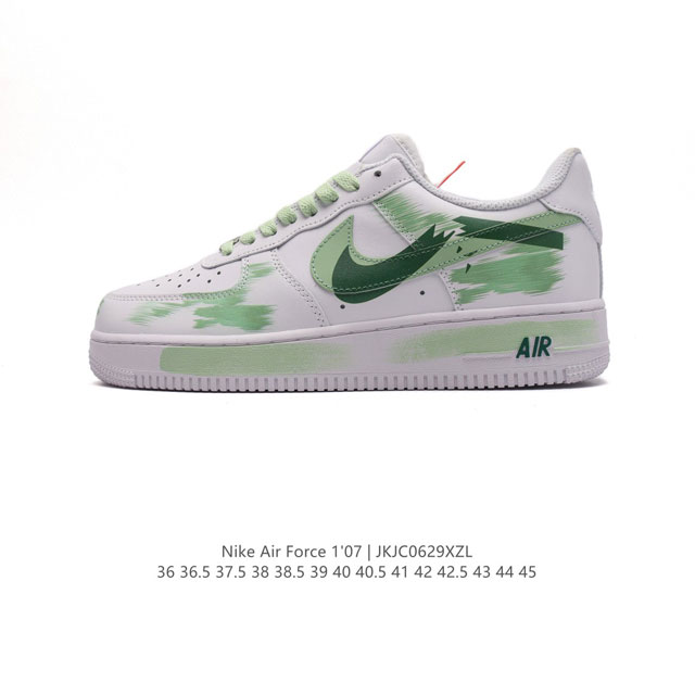 公司级 Af1耐克 Nike Air Force 1 ‘07 Low 空军一号 厚底增高百搭运动板鞋 原楦头原纸板 打造纯正空军版型，专注外贸渠道 全掌内置蜂窝