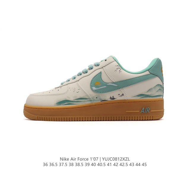 公司级 Af1耐克 Nike Air Force 1 ‘07 Low 空军一号 厚底增高百搭运动板鞋 原楦头原纸板 打造纯正空军版型，专注外贸渠道 全掌内置蜂窝