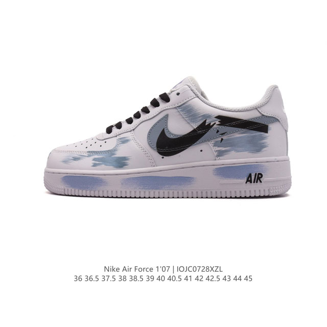 公司级 Af1耐克 Nike Air Force 1 ‘07 Low 空军一号 厚底增高百搭运动板鞋 原楦头原纸板 打造纯正空军版型，专注外贸渠道 全掌内置蜂窝