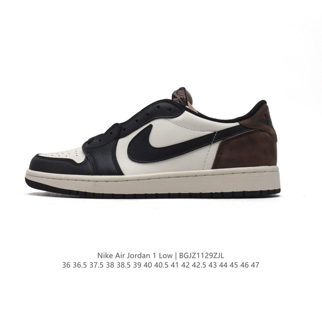 公司级 耐克 乔丹air Jordan 1 Low Aj1 乔1 乔丹1代aj1 低帮复古文化休闲运动篮球鞋。该鞋款从 1985 年元年款汲取设计灵感，焕新演绎