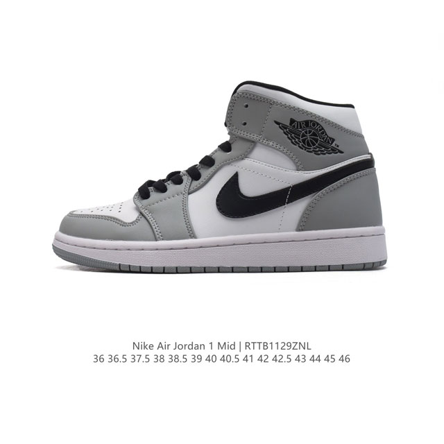 公司级 耐克 Nike Air Jordan 1 Mid 男女子篮球鞋时尚轻盈板鞋aj1乔1运动鞋 乔丹一代 高帮复古休闲篮球鞋 。Air Jordan 1 M