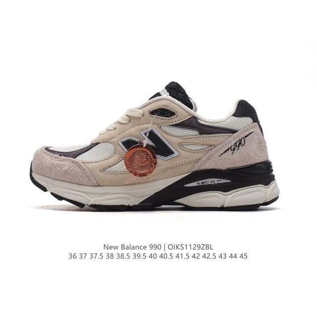 公司级 新百伦 New Balance Nb990 V3系列 高端美产990系列简约经典舒适百搭时尚复古休闲鞋缓震透气跑步鞋。该鞋款采用mcd Motion C