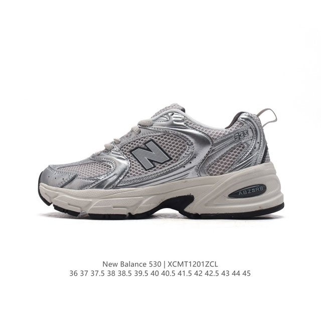 新百伦 Nb530 New Balance 530 复跑古鞋 厚底增高老爹鞋 缓震运动慢跑鞋。Nb530这鞋双确实是nb家经复典古款式之一，以全科新技诠释，成打