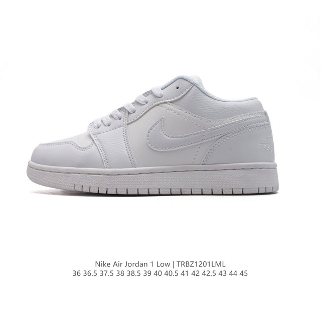 耐克 乔丹air Jordan 1 Low Aj1 乔1 乔丹1代aj1 低帮复古文化休闲运动篮球鞋。该鞋款从 1985 年元年款汲取设计灵感，焕新演绎简约经典