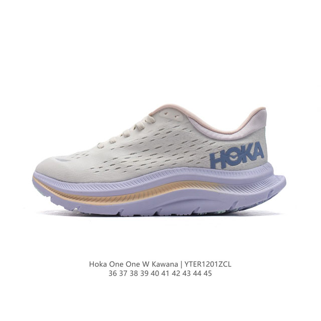 Hoka霍卡hoka One One 大地飞越 男女鞋夏季卡瓦纳公路跑步鞋kawana减震回弹耐磨防滑健身运动鞋。Hkanene推出的kawana跑鞋，采用再生