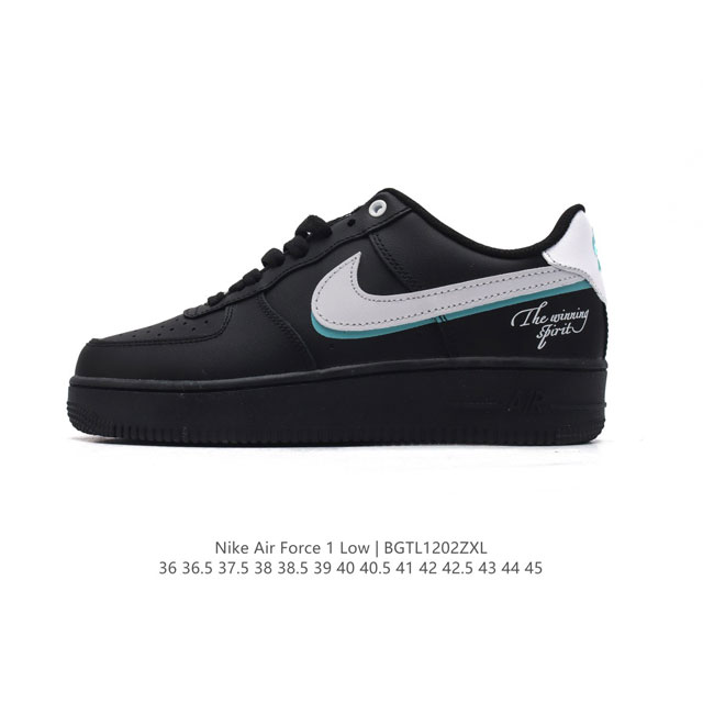 耐克 Nike Air Force 1 '07 Low 空军一号含气垫 小白鞋 低帮百搭厚底增高休闲运动板鞋。柔软、弹性十足的缓震性能和出色的中底设计，横跨复古