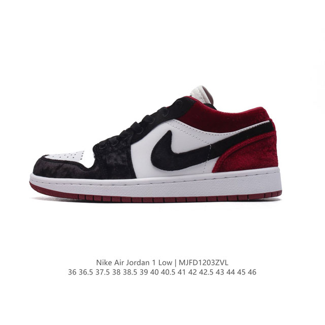 耐克 乔丹air Jordan 1 Low Aj1 乔1 乔丹1代aj1 低帮复古文化休闲运动篮球鞋。该鞋款从 1985 年元年款汲取设计灵感，焕新演绎简约经典