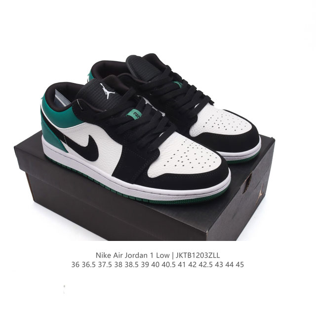 耐克 乔丹air Jordan 1 Low Aj1 乔1 乔丹1代aj1 低帮复古文化休闲运动篮球鞋。该鞋款从 1985 年元年款汲取设计灵感，焕新演绎简约经典