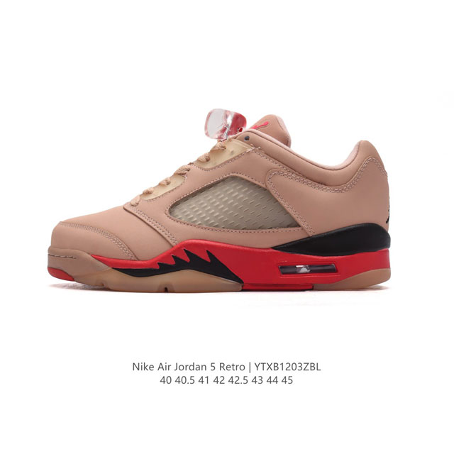 公司级 耐克 Nike Air Jordan 5 Retro 低帮男款运动鞋 乔丹之子 Aj5 乔丹5代 Aj5 乔5 乔丹5 低邦 乔丹篮球运动鞋 低帮复古休