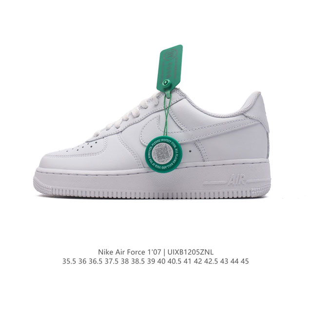 公司级 附赠送logo清洁刷 Af1耐克 Nike Air Force 1 ‘07 Low 空军一号 小白鞋 厚底增高百搭休闲运动板鞋 原楦头原纸板 打造纯正空