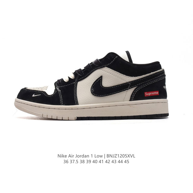 公司级 耐克 乔丹air Jordan 1 Low Aj1 乔1 乔丹1代aj1 低帮复古文化休闲运动篮球鞋。该鞋款从 1985 年元年款汲取设计灵感，焕新演绎