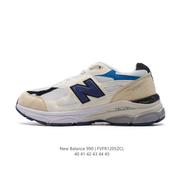 新百伦 New Balance Nb990 V3系列 高端美产990系列简约经典舒适百搭时尚复古休闲鞋缓震透气跑步鞋。该鞋款采用mcd Motion Contr