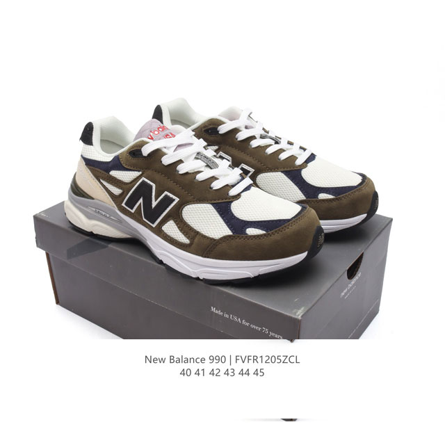 新百伦 New Balance Nb990 V3系列 高端美产990系列简约经典舒适百搭时尚复古休闲鞋缓震透气跑步鞋。该鞋款采用mcd Motion Contr