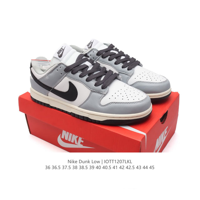 耐克 Nike Sb Dunk Low Pro 男女同款运动鞋复古板鞋。采用柔软皮革鞋面，经久耐穿，塑就如元年款 Dunk 般的复古质感。鞋头透气孔，搭配鞋口和