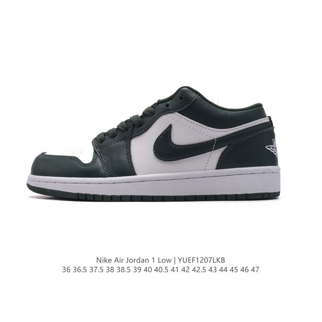 耐克 乔丹air Jordan 1 Low Aj1 乔1 乔丹1代aj1 低帮复古文化休闲运动篮球鞋。该鞋款从 19 年元年款汲取设计灵感，焕新演绎简约经典外观