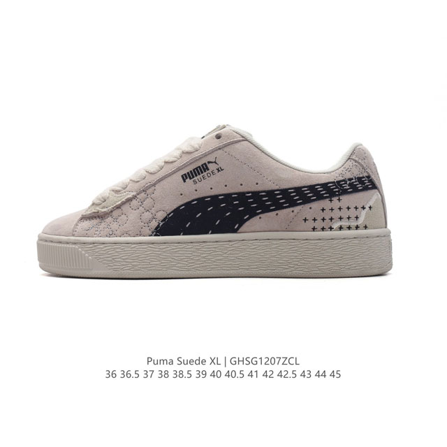 公司级 彪马puma Suede Xl 低帮复古轻便透气防滑减震休闲鞋 厚底增高运动板鞋 类型：男女鞋 尺码: 36-45含半码 货号：39197-01 编码：