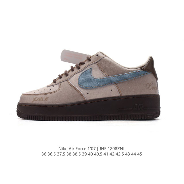 公司级 Af1耐克 Nike Air Force 1 ‘07 Low 空军一号 厚底增高百搭运动板鞋 原楦头原纸板 打造纯正空军版型，专注外贸渠道 全掌内置蜂窝