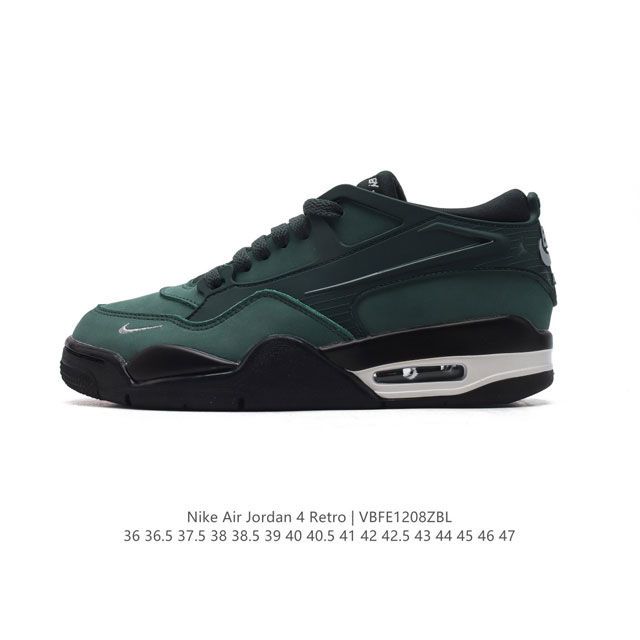 公司级 耐克 新款 Nike Air Jordan 4 Retro Og 低帮 迈克尔 乔丹aj4代乔4 复古休闲运动文化篮球鞋。秉承轻量化的速度型篮球鞋设计思