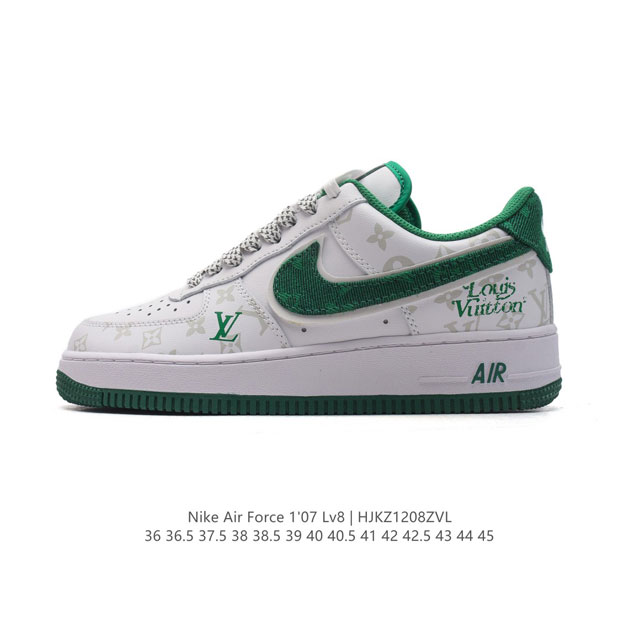 耐克 Nike Air Force 1 '07 Low 空军一号含气垫 小白鞋 低帮百搭厚底增高休闲运动板鞋。柔软、弹性十足的缓震性能和出色的中底设计，横跨复古