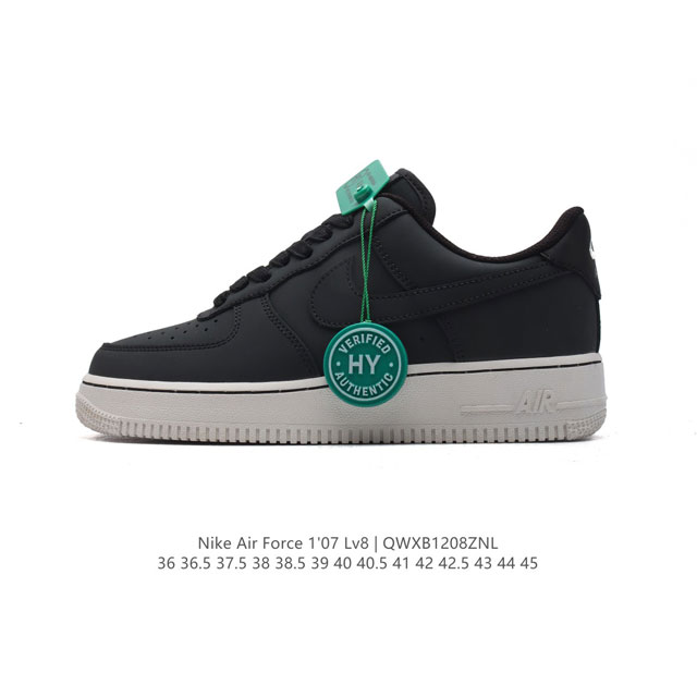 公司级 附赠送logo清洁刷 Af1耐克 Nike Air Force 1 ‘07 Low 空军一号 小白鞋 厚底增高百搭休闲运动板鞋 原楦头原纸板 打造纯正空