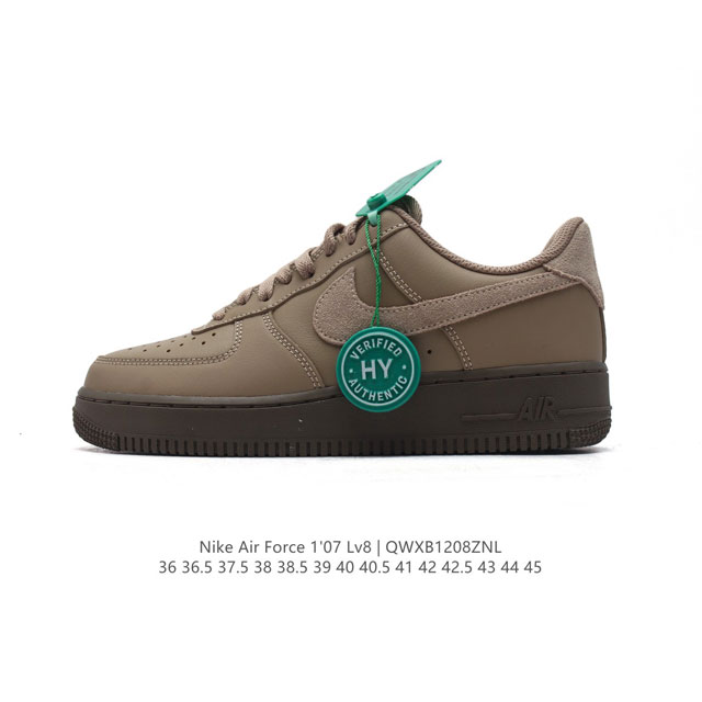 公司级 附赠送logo清洁刷 Af1耐克 Nike Air Force 1 ‘07 Low 空军一号 小白鞋 厚底增高百搭休闲运动板鞋 原楦头原纸板 打造纯正空