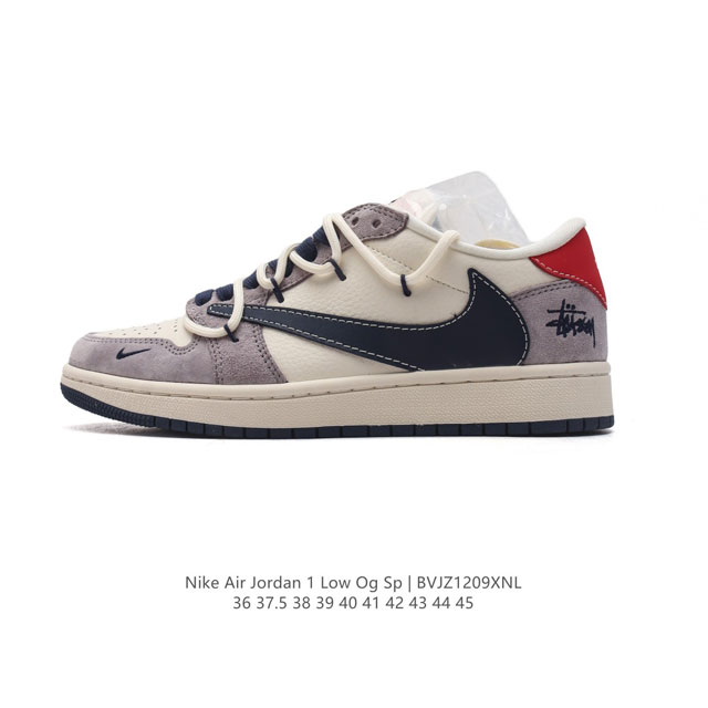 公司级 真标 耐克 Nike Air Jordan 1 Low Og Sp Military Blue Aj1乔1倒勾低帮篮球鞋 解构绑带 双鞋带 Aj1 乔丹