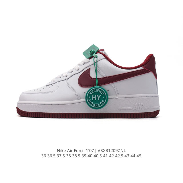 公司级 附赠送logo清洁刷 Af1耐克 Nike Air Force 1 ‘07 Low 空军一号 小白鞋 厚底增高百搭休闲运动板鞋 原楦头原纸板 打造纯正空