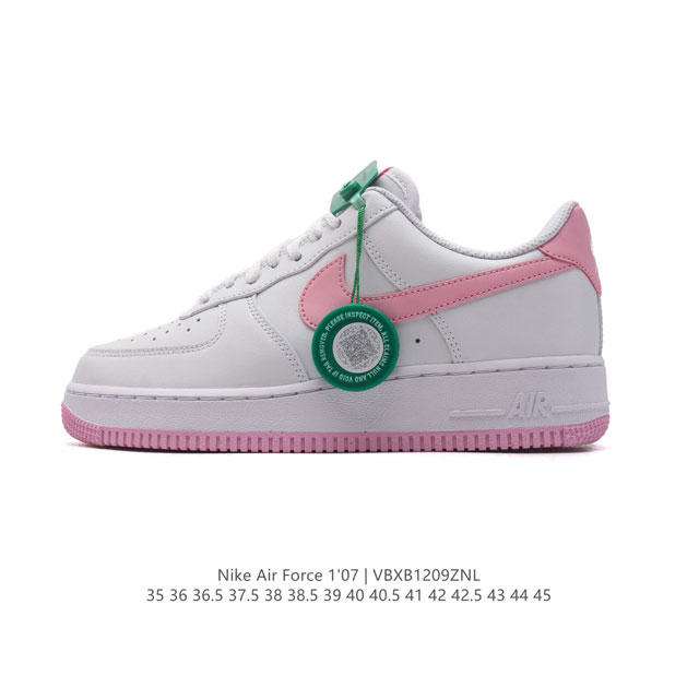 公司级 附赠送logo清洁刷 Af1耐克 Nike Air Force 1 ‘07 Low 空军一号 小白鞋 厚底增高百搭休闲运动板鞋 原楦头原纸板 打造纯正空