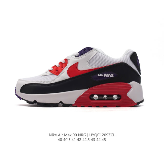 Nike 耐克 Air Max 90 Nrg 男子休闲运动鞋 气垫运动鞋 超大logo透气舒适减震耐磨底休闲运动跑步鞋。设计均采用无缝防水 Tech Tuff