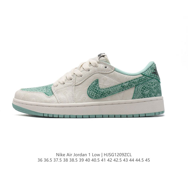 公司级 耐克 乔丹air Jordan 1 Low Aj1 乔1 乔丹1代aj1 低帮复古文化休闲运动篮球鞋。该鞋款从 1985 年元年款汲取设计灵感，焕新演绎