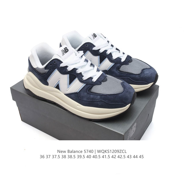 Newbalance 新百伦 Nb5740 运动鞋厚底增高男女鞋5740系列舒适轻便简约百搭休闲鞋，57 40运动鞋为爱舒适又追求时尚的人士而设计，采用抢眼的8