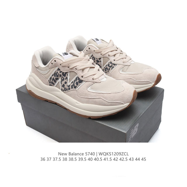 Newbalance 新百伦 Nb5740 运动鞋厚底增高男女鞋5740系列舒适轻便简约百搭休闲鞋，57 40运动鞋为爱舒适又追求时尚的人士而设计，采用抢眼的8