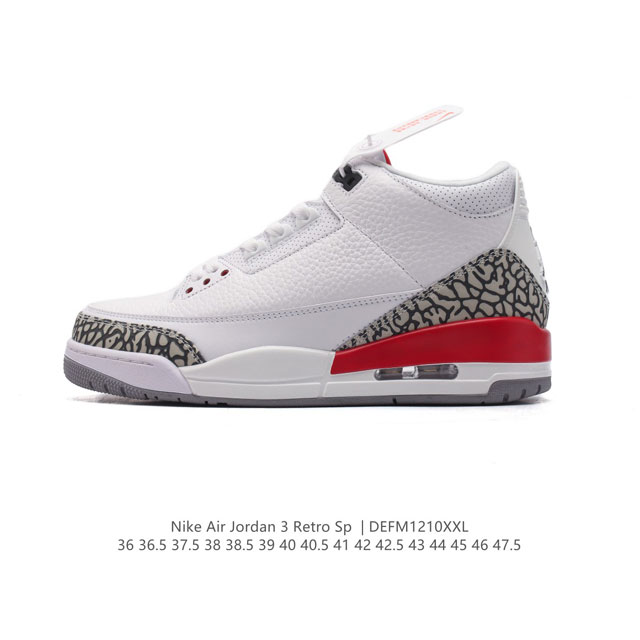 公司级 耐克 乔丹 Aj3 耐克 Nike Air Jordan 3 Retro Se 乔3 复刻篮球鞋 乔丹3代 三代 男女子运动鞋，作为 Aj 系列中广受认