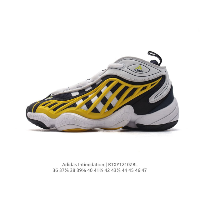 公司级 阿迪达斯 Adidas Intimidation Shoes 经典运动鞋 厚底增高老爹跑步鞋 这款intimidation经典篮球鞋,灵感源自训练装备,