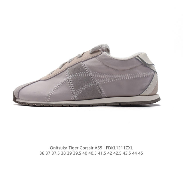 Onitsuka Tiger鬼塚虎 新款时尚舒适休闲运动鞋 Tiger Corsair A55跑步鞋#Onitsukatiger##鬼塚虎#全新tiger Co