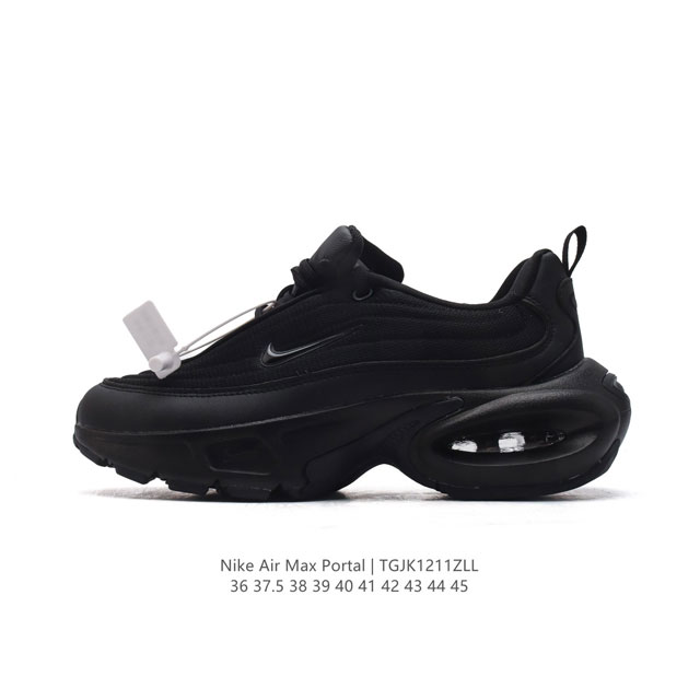 新款 耐克 Nike Air Max Portal 休闲厚底增高气垫老爹运动鞋 2024新款鞋型 Nike Air Max Portal 跟高5公分左右 是ni