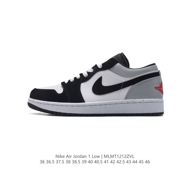 公司级 耐克 乔丹air Jordan 1 Low Aj1 乔1 乔丹1代aj1 低帮复古文化休闲运动篮球鞋。该鞋款从 1985 年元年款汲取设计灵感，焕新演绎