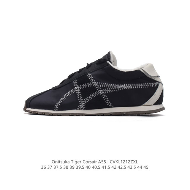 Onitsuka Tiger鬼塚虎 新款时尚舒适休闲运动鞋 Tiger Corsair A55跑步鞋#Onitsukatiger##鬼塚虎#全新tiger Co