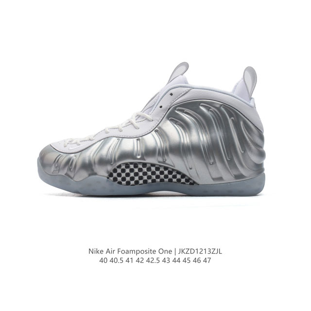 公司级 耐克nike Air Foamposite One 时尚运动鞋潮篮球鞋，是一双内场的后卫战靴，97年1月份首期发行，使用foamposite一次成型的喷