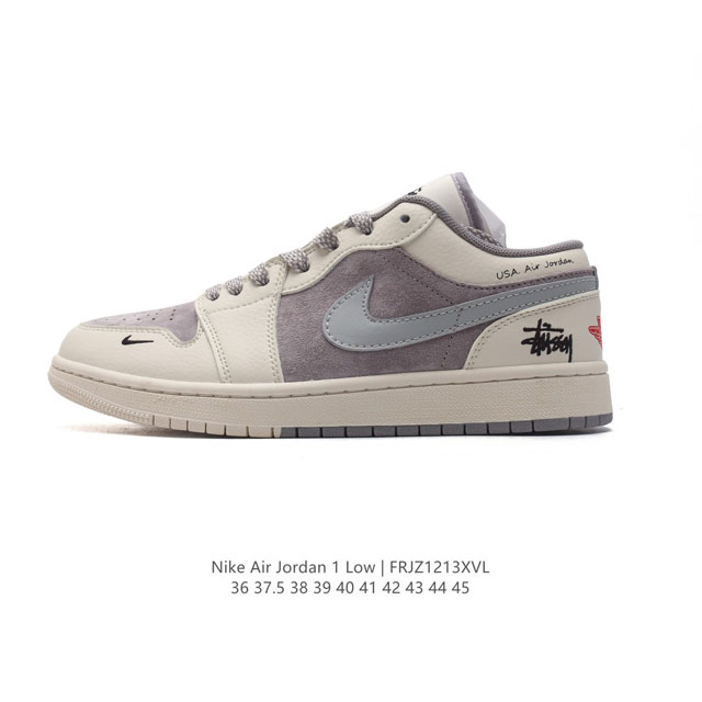 公司级 耐克 乔丹air Jordan 1 Low Aj1 乔1 乔丹1代aj1 低帮复古文化休闲运动篮球鞋。该鞋款从 1985 年元年款汲取设计灵感，焕新演绎