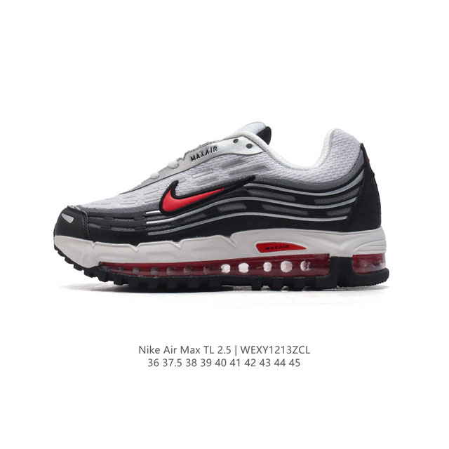 公司级 Nike耐克男女鞋2024冬款 Cdg X Nike Air Max Tl 2.5 联名款复古风跑鞋 缓震运动鞋 侃爷亲穿同款！鞋身自带大量 3M 反光