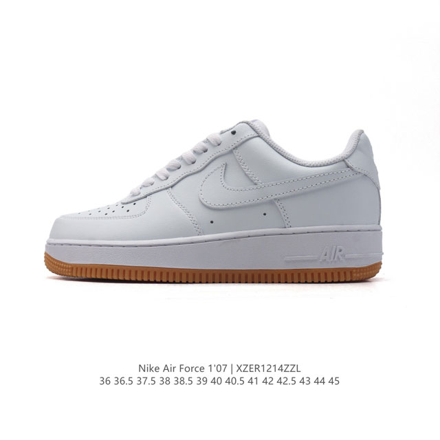 耐克 Nike Air Force 1 '07 Low 空军一号含气垫 Gucci 联名 低帮百搭厚底增高休闲运动板鞋。柔软、弹性十足的缓震性能和出色的中底设计