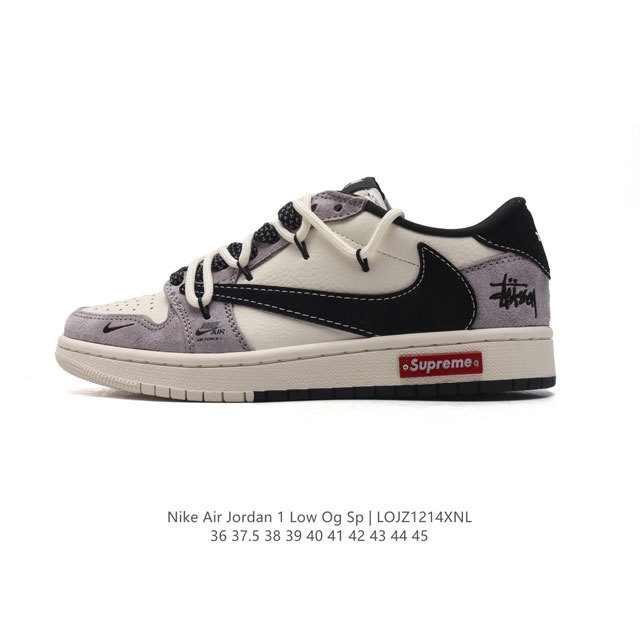 公司级 真标 耐克 Nike Air Jordan 1 Low Og Sp Military Blue Aj1乔1倒勾 解构绑带 双鞋带低帮篮球鞋 Aj1 乔丹