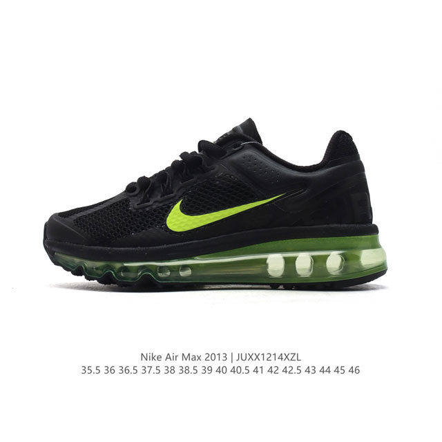 公司级 耐克 Nike Air Max 系列经典人气单品强势回归。Nike Air Max 2013 男女子气垫运动鞋 厚底增高跑步鞋，延续以往的时尚格调和运动