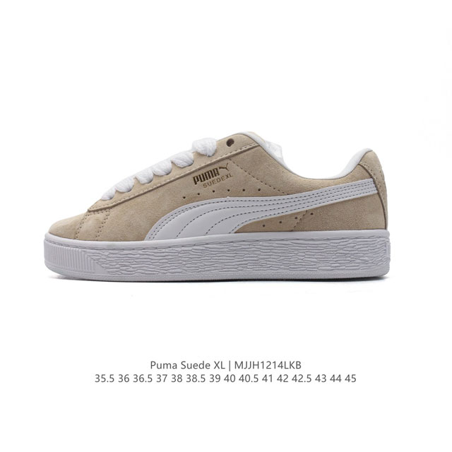 彪马 Puma 休闲板鞋 Suede Xl系列经典翻毛皮厚底防滑耐磨舒适透气运动鞋 新年穿有型 时尚 穿搭 球鞋 穿搭 时尚 潮流 面包鞋 Puma面包鞋，