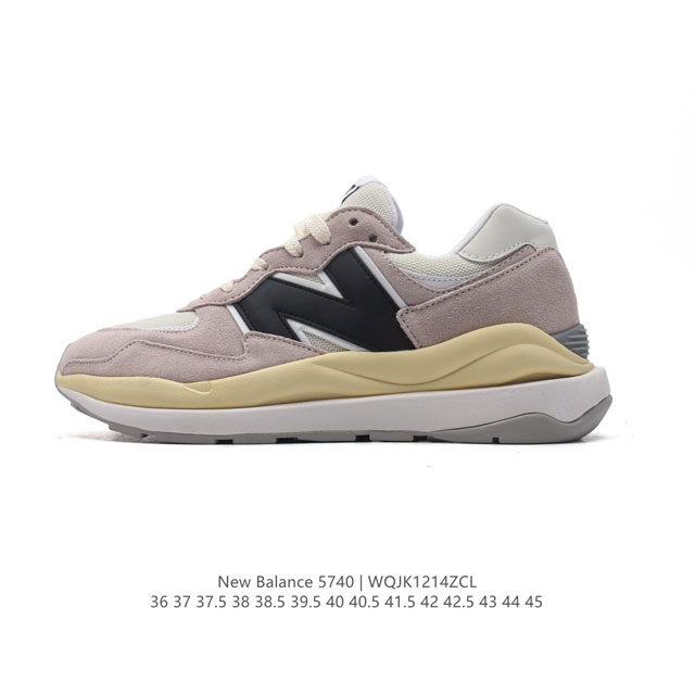 Newbalance 新百伦 Nb5740 运动鞋厚底增高男女鞋5740系列舒适轻便简约百搭休闲鞋，57 40运动鞋为爱舒适又追求时尚的人士而设计，采用抢眼的8