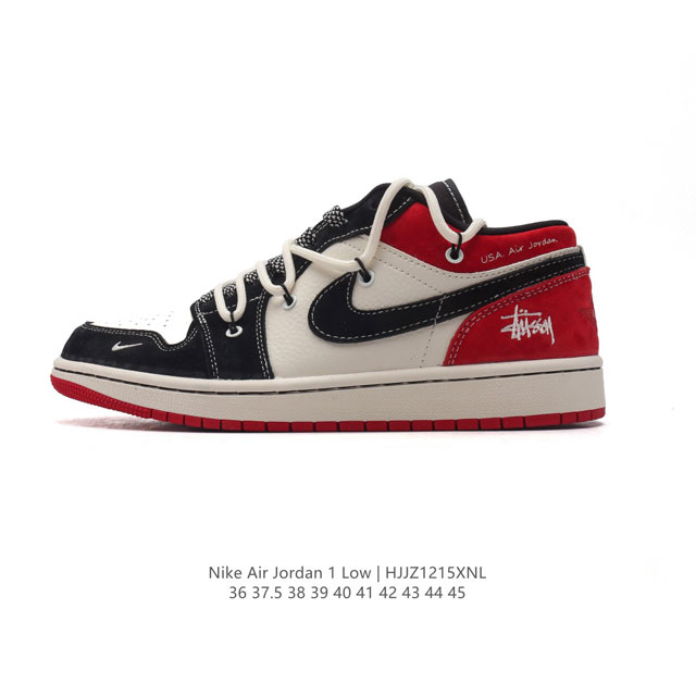 公司级 耐克 乔丹air Jordan 1 Low Aj1 乔1 乔丹1代aj1 解构绑带 双鞋带 低帮复古文化休闲运动篮球鞋。该鞋款从 1985 年元年款汲取