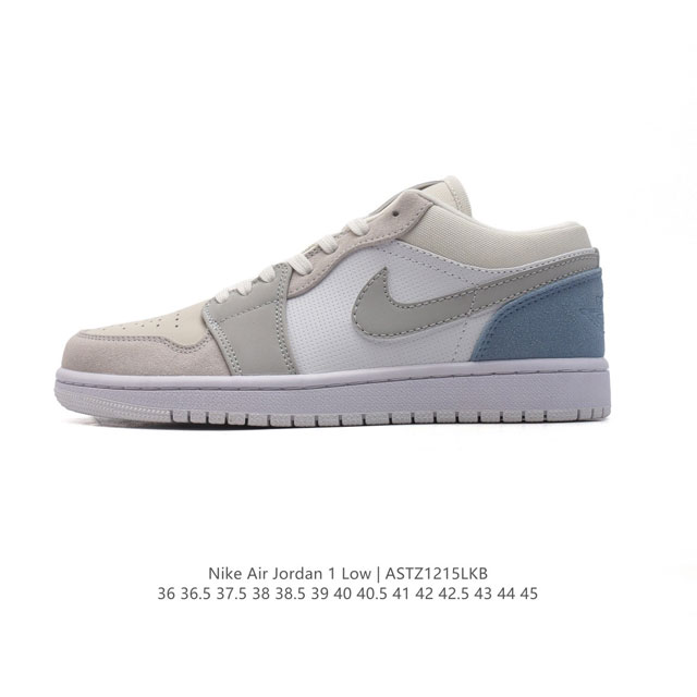 耐克 乔丹air Jordan 1 Low Aj1 乔1 乔丹1代aj1 低帮复古文化休闲运动篮球鞋。该鞋款从 19 年元年款汲取设计灵感，焕新演绎简约经典外观