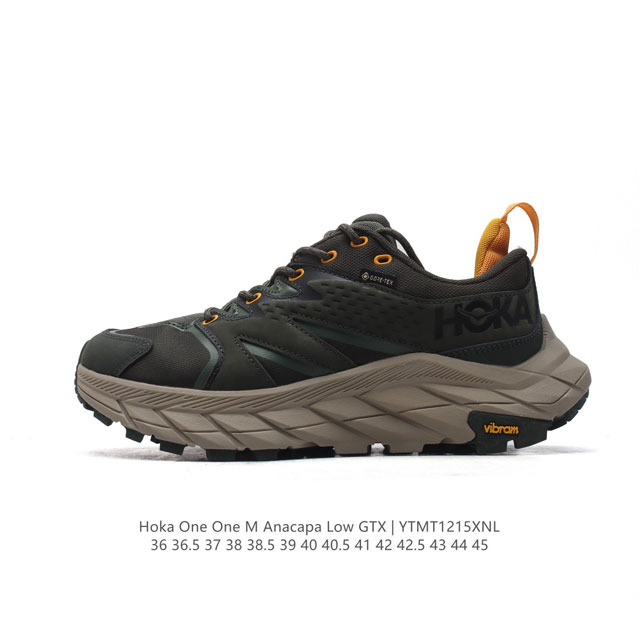 公司级 登山徒步好伴履 Hoka One One Anacapa Low Gtx 阿纳卡帕 男女士gtx防水中帮登山鞋徒步鞋户外运动鞋。这款anacapa Lo